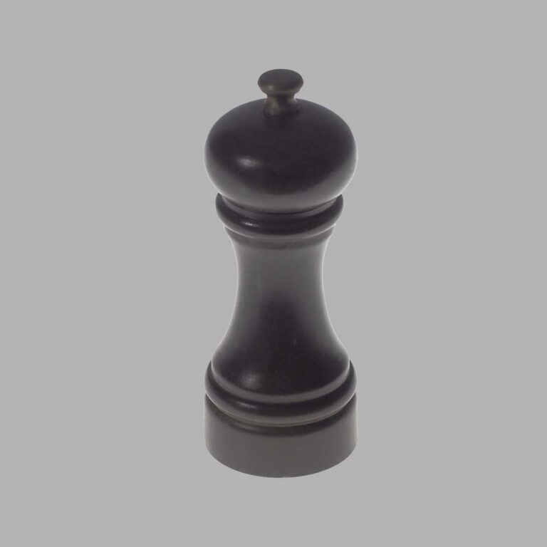 Eichenholz Pfeffermühle 12,7 Cm – Mit Keramikmahlwerk, Nachfüllbar & Einstellbar