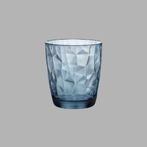 Wasserglas Diamond blau 2 dl